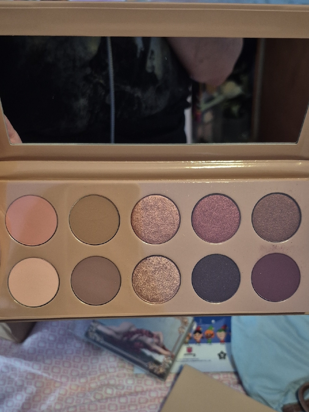 KKW Beauty Neutral & Plum 12-Shade Eyeshadow Palette - Pink, Plum, Taupe, Gold